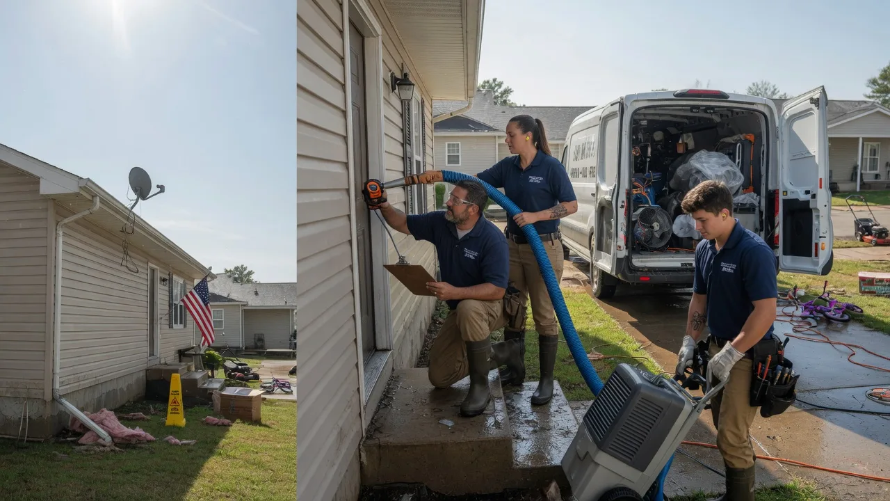 Ceiling Water Damage Restoration in Wales, WI near me